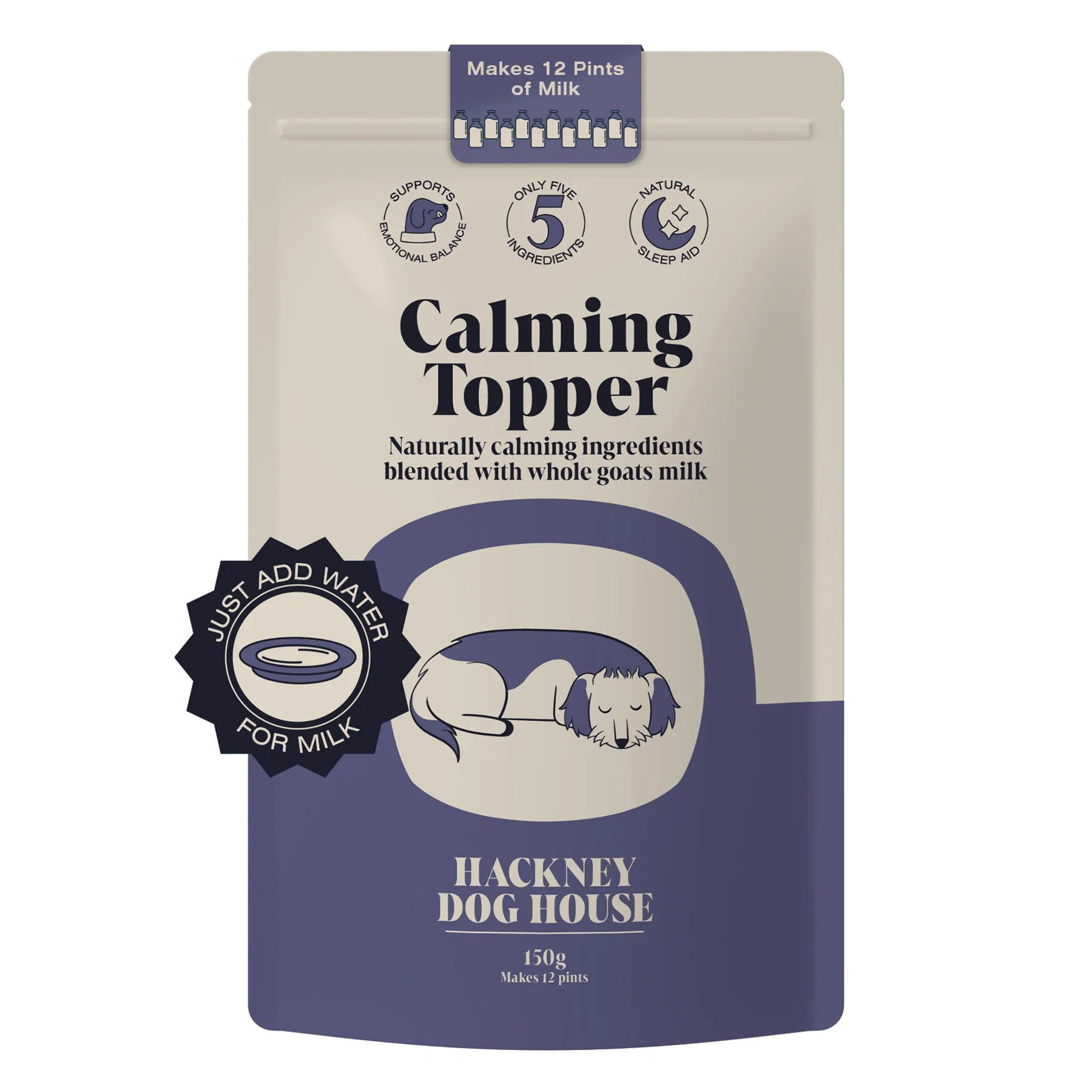 Image showcasing Calming Topper for Dogs - Natural Anxiety Relief & Stress Reducer ...