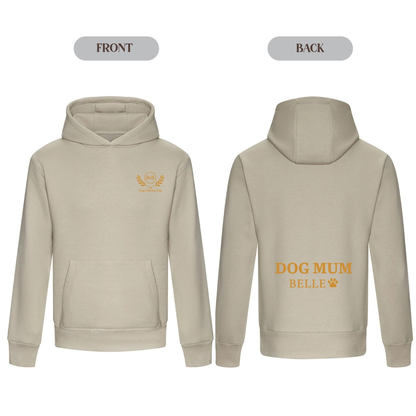 Belle & Bark Signature Hoodie ⭐ Dog parent favourite ⭐