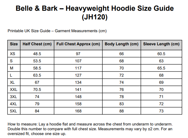 Belle & Bark Signature Hoodie