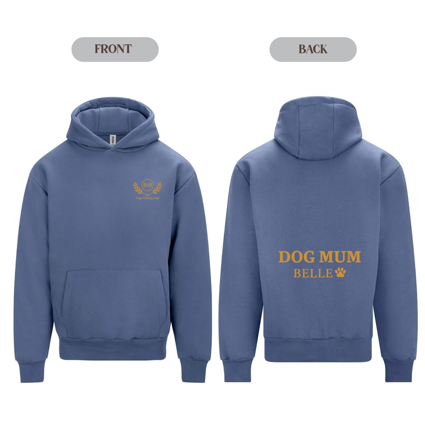 Belle & Bark Signature Hoodie  ⭐ Dog parent favourite ⭐
