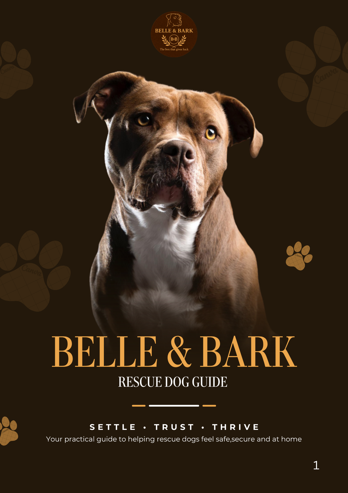 Belle and Bark Rescue Dog guide