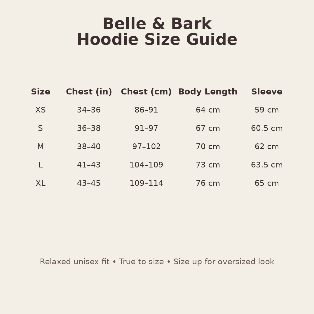 Belle & Bark Signature Hoodie  ⭐ Dog parent favourite ⭐